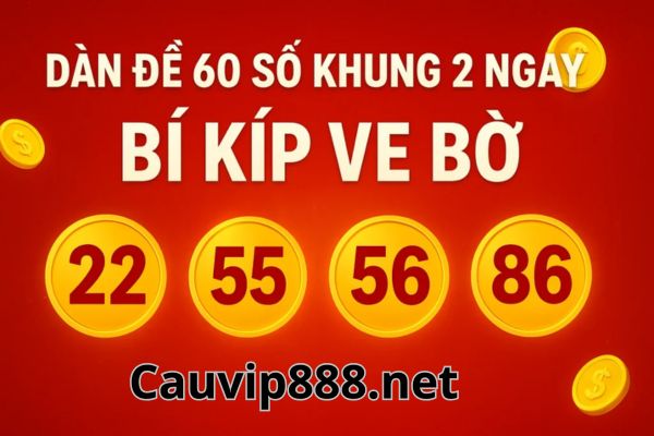 Nuôi khung dàn đề 60 số 2 ngày với tỷ lệ trúng cao