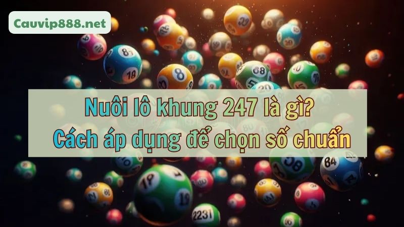 Lô khung 247 là cách chọn và nuôi một nhóm số