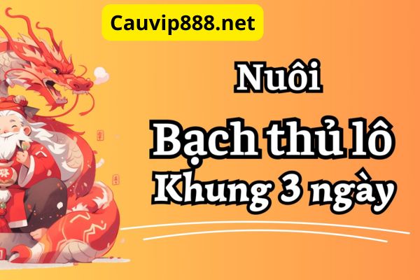 Bạch thủ lô khung 3 ngày chuẩn 100 luôn thắng bất bại tuyệt đối
