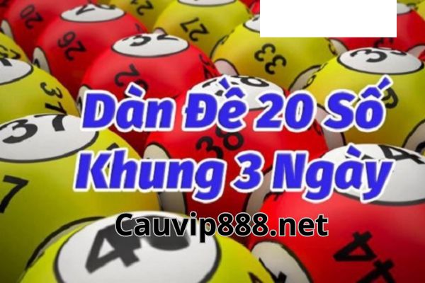 Nuôi dàn đề 20 số khung 3 ngày 247 bất bại hiểu quả