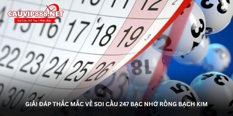 Giải đáp thắc mắc về soi cầu 247 bạc nhớ rồng bạch kim