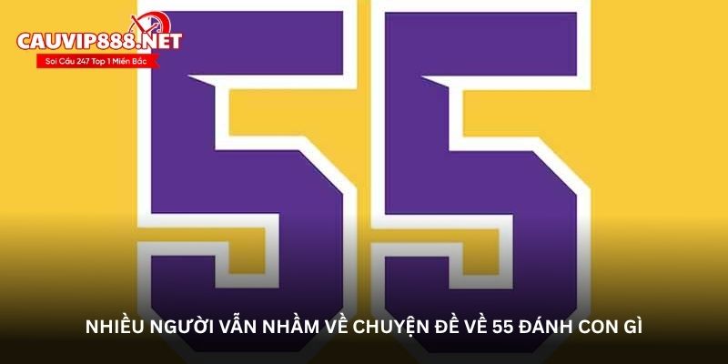 Nhiều người vẫn nhầm về chuyện đề về 55 đánh con gì